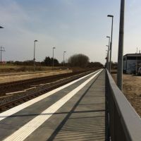 Referenz GFK - Bahnhof Morsum Sylt