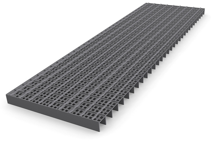 Press Welded Grating with Perforated Sheet